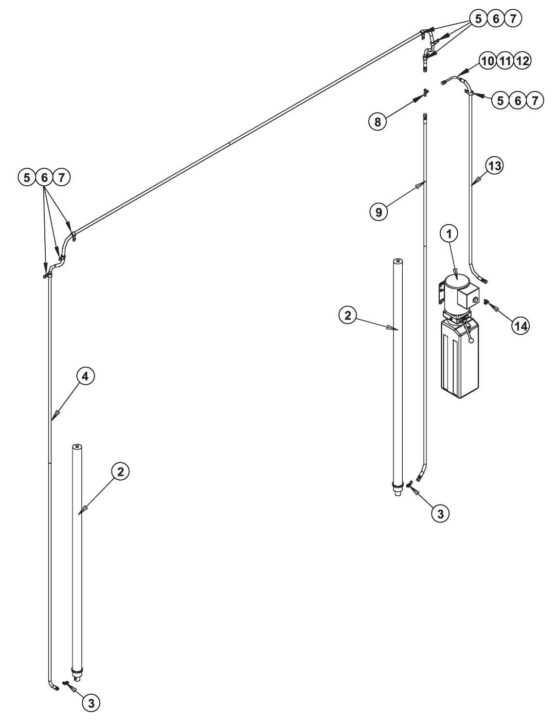 dometic sunchaser awning parts diagram