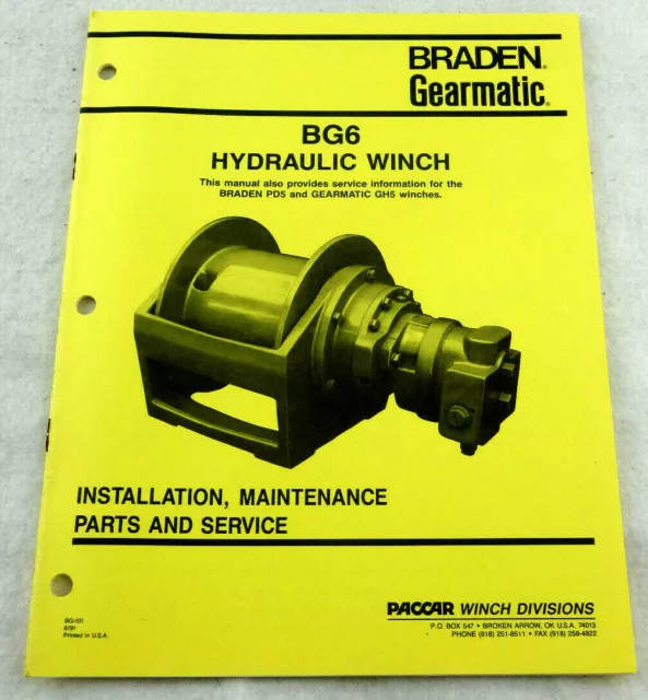 braden winch parts diagram