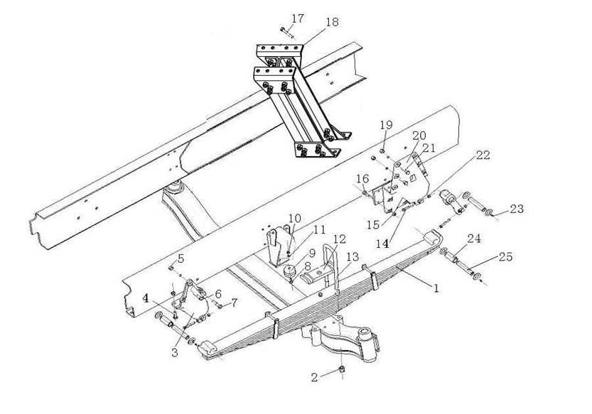 tow truck parts diagram