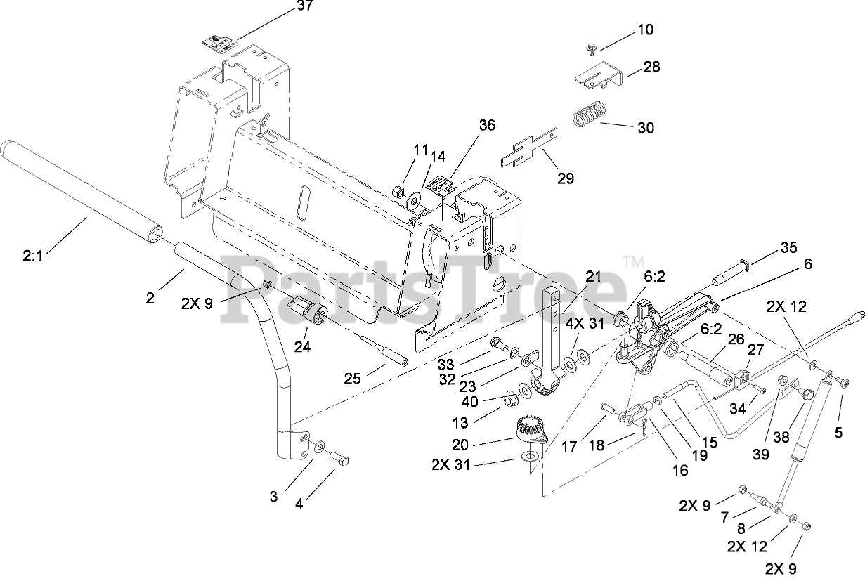 toro 74360 parts diagram