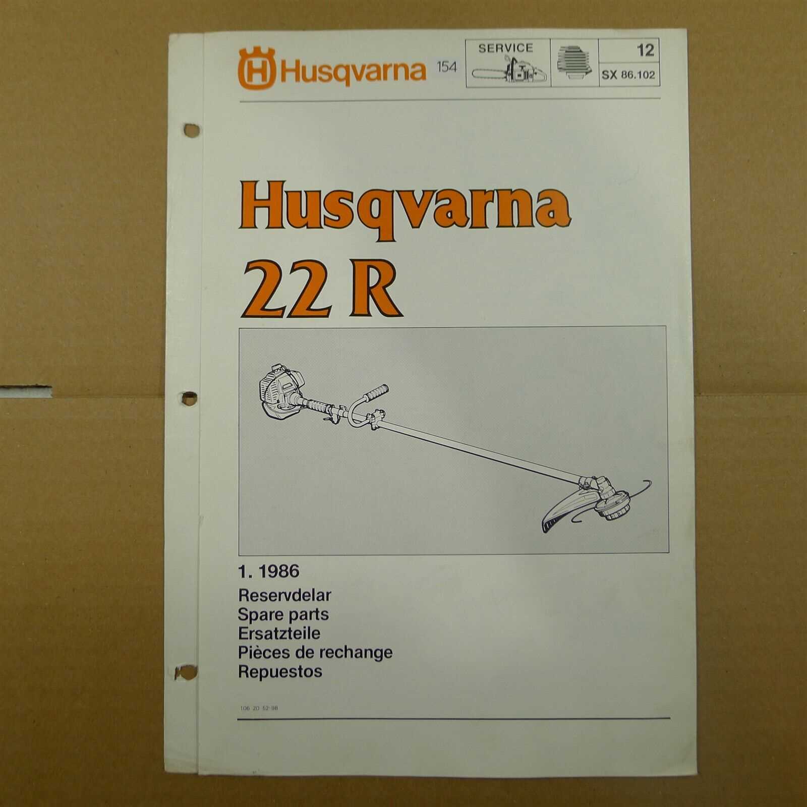 husqvarna 123l parts diagram