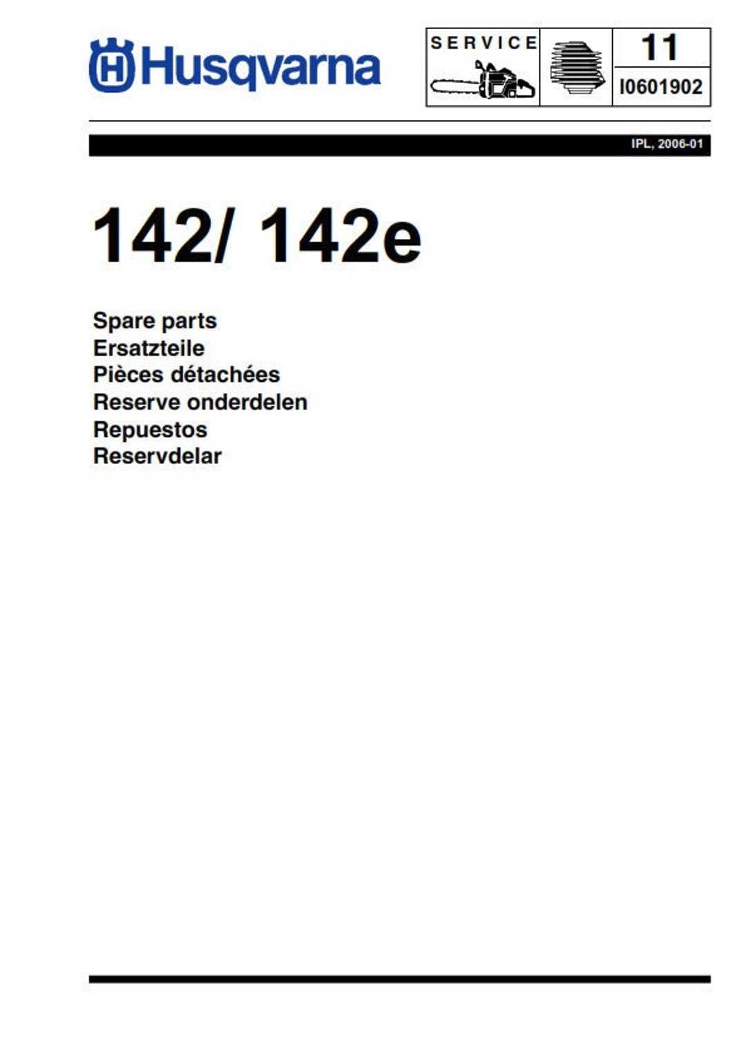 husqvarna 440e parts diagram