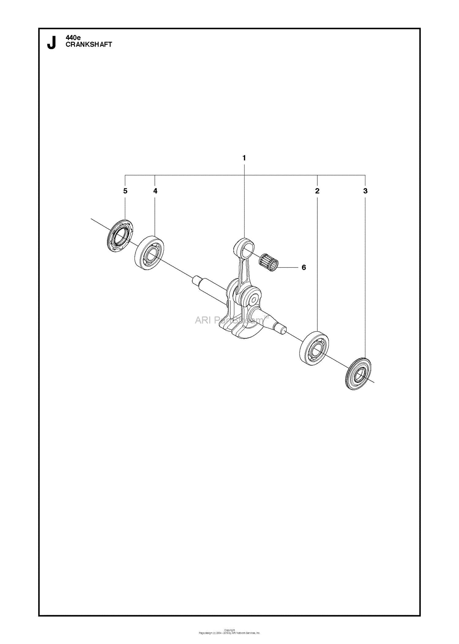 husqvarna 440e parts diagram