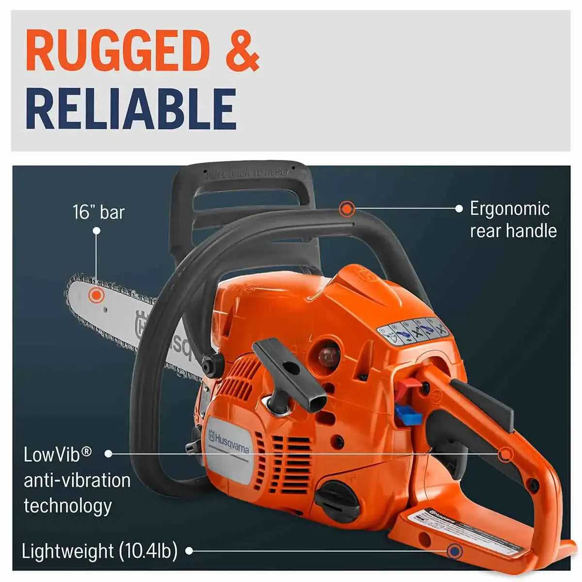 husqvarna 445 chainsaw parts diagram