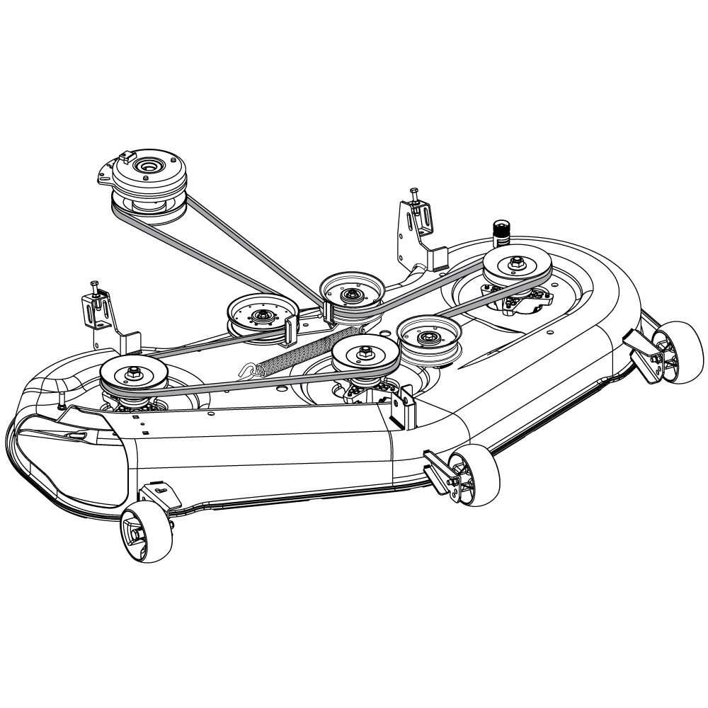 husqvarna 54 inch mower deck parts diagram