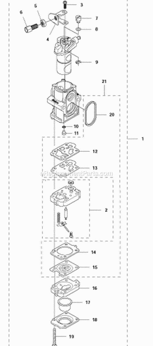 husqvarna blower parts diagram