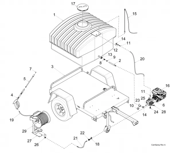 husqvarna pressure washer parts diagram