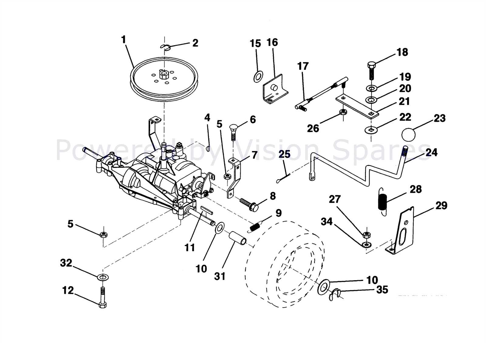 husqvarna ride on mower parts diagram