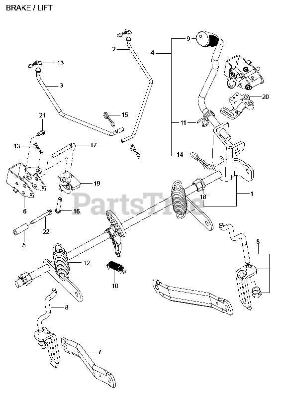 husqvarna z254 parts diagram