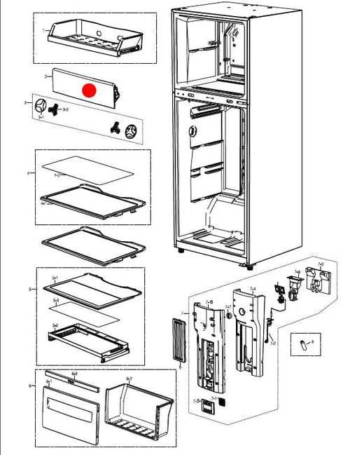 double door refrigerator samsung refrigerator parts diagram