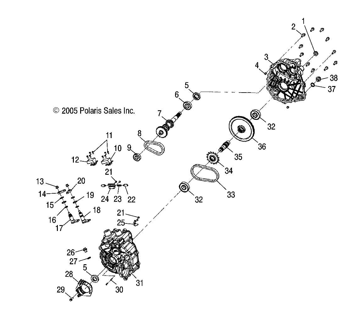 polaris 500 parts diagram