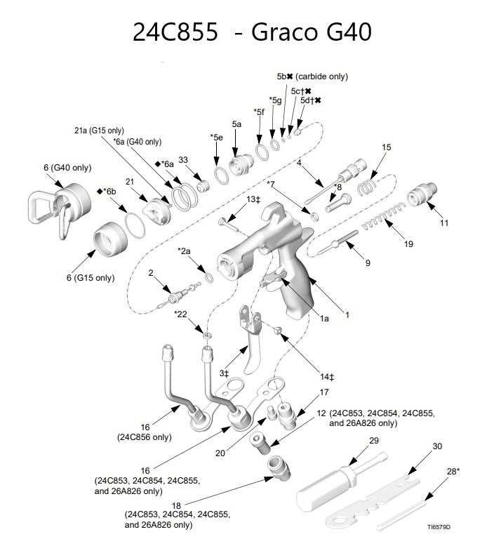 hvlp spray gun parts diagram