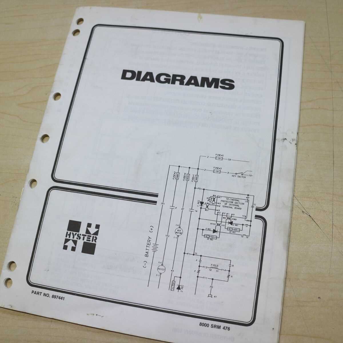 hydraulic hyster forklift parts diagram