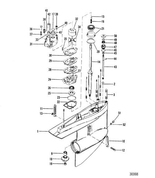 mercruiser alpha 1 gen 1 parts diagram