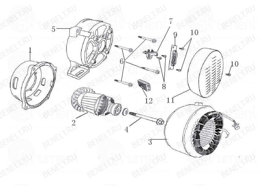 hyundai generator parts diagram