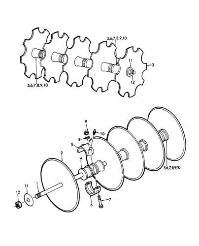 white 271 disc parts diagram