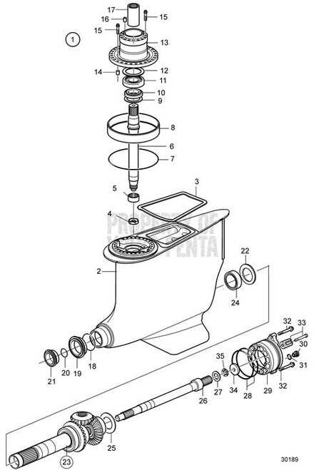 volvo penta 290 dp parts diagram