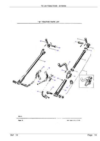 ferguson te20 parts diagram