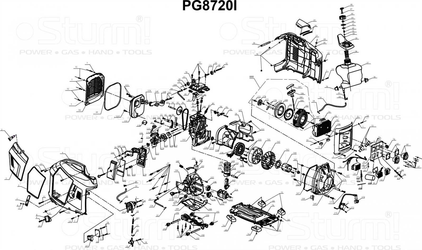 ryobi 2200 generator parts diagram