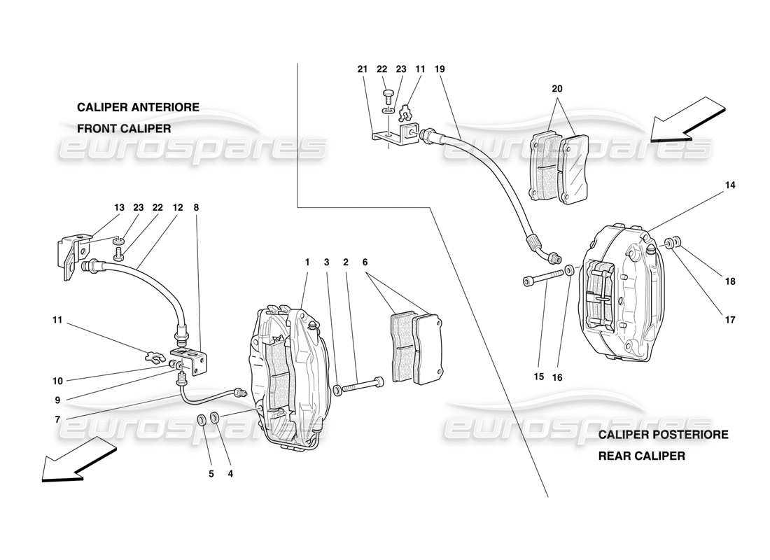 caliper parts diagram