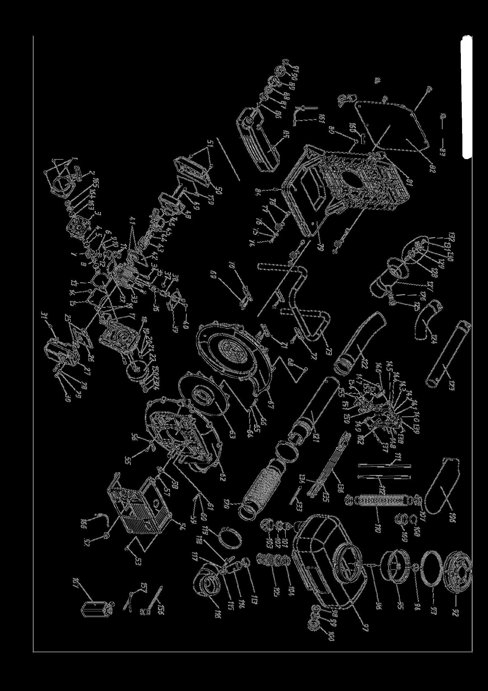 stihl sr450 parts diagram