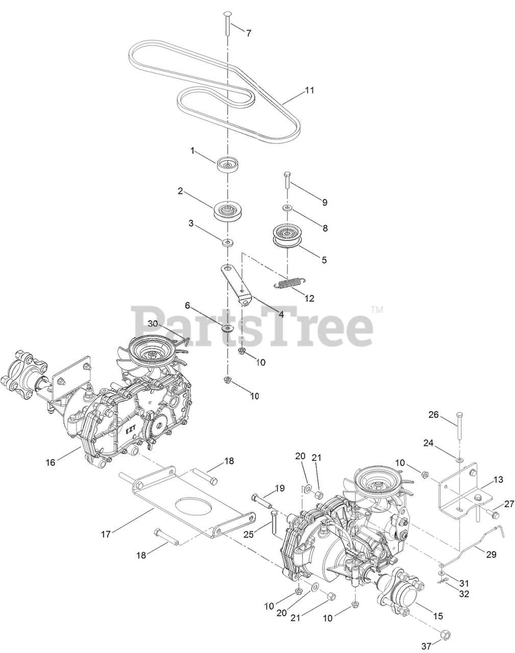 toro timecutter sw5000 parts diagram