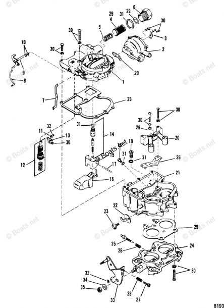 inboard motor parts diagram