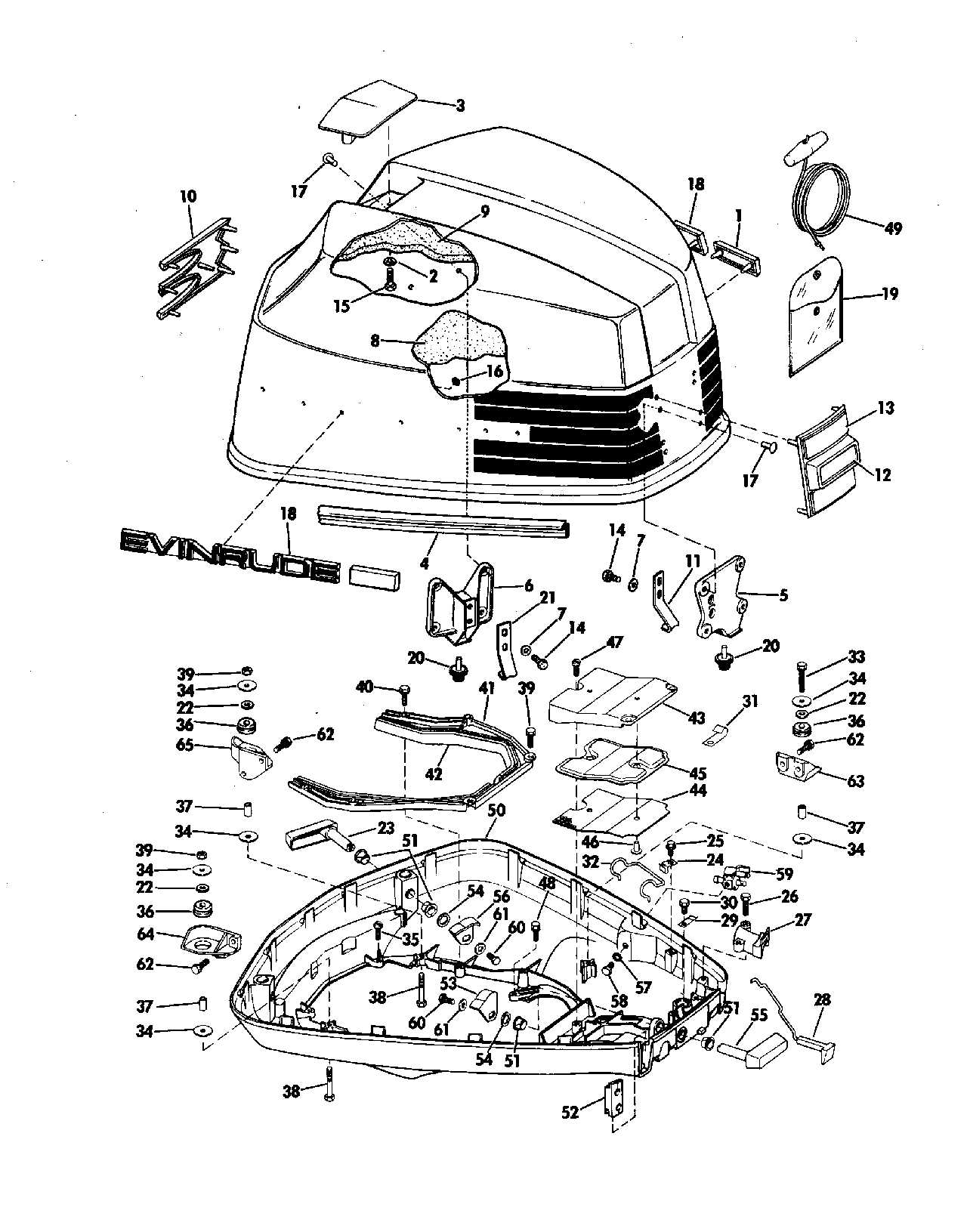 inboard motor parts diagram