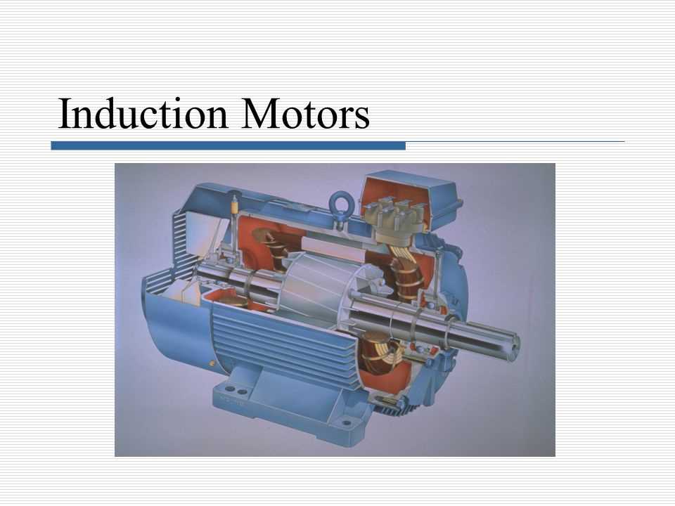 induction motor parts diagram