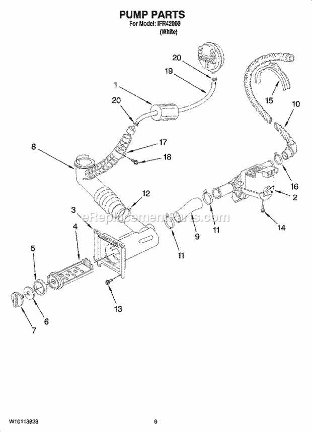 inglis washer parts diagram