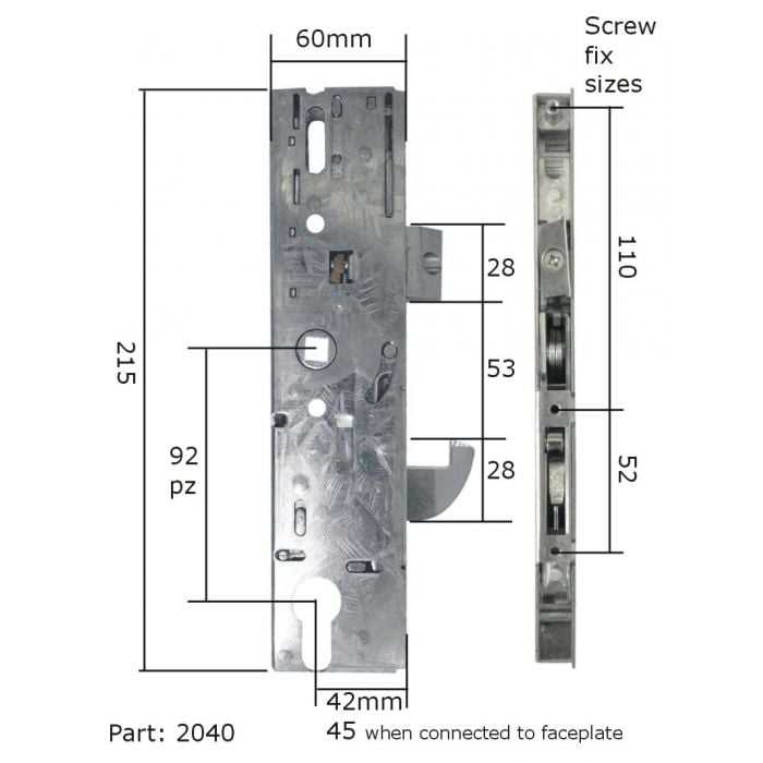 yale lock parts diagram