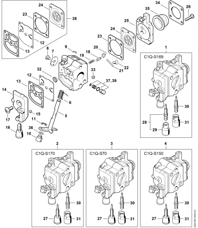 stihl hs45 parts diagram