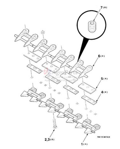 international 990 haybine parts diagram