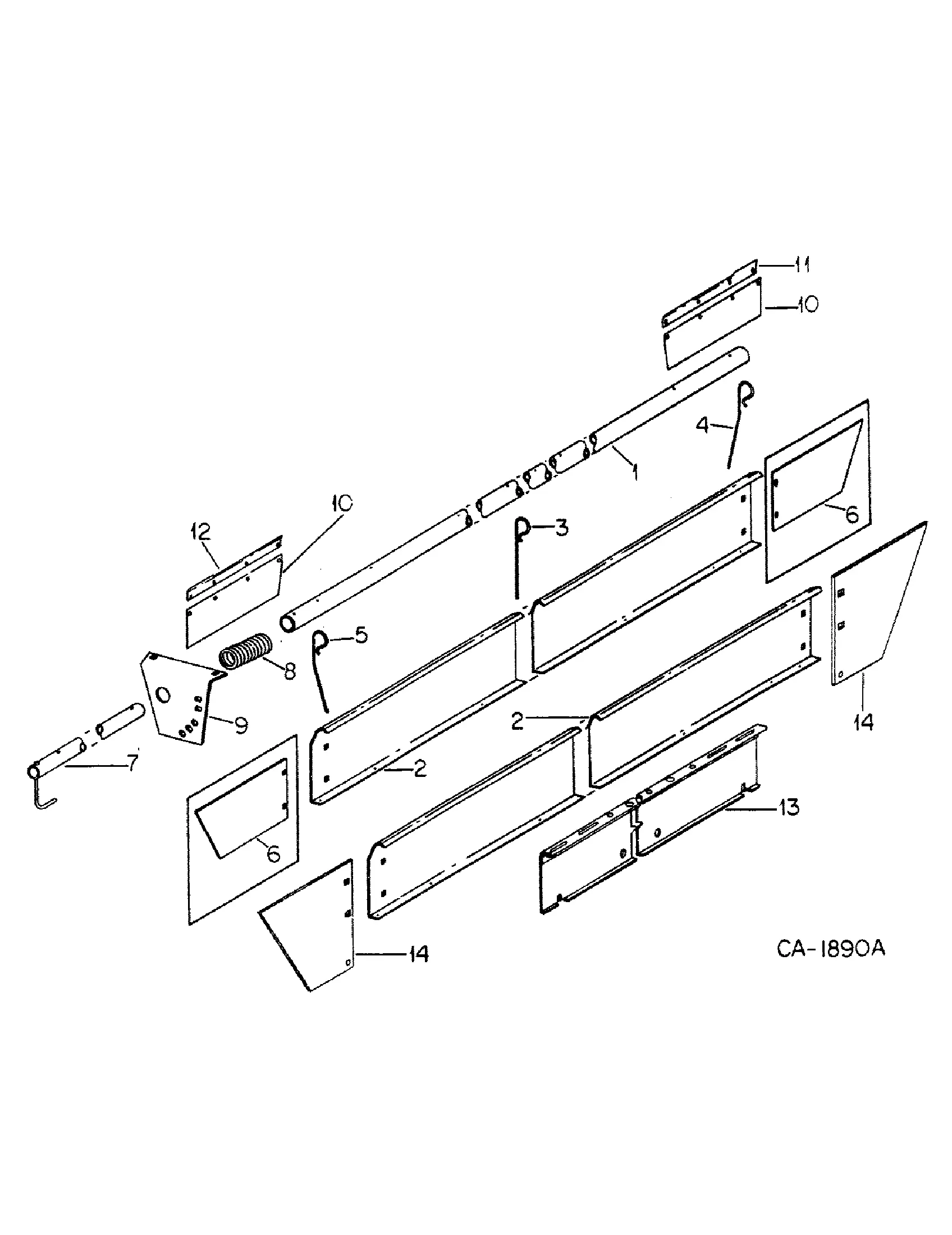 international 990 haybine parts diagram