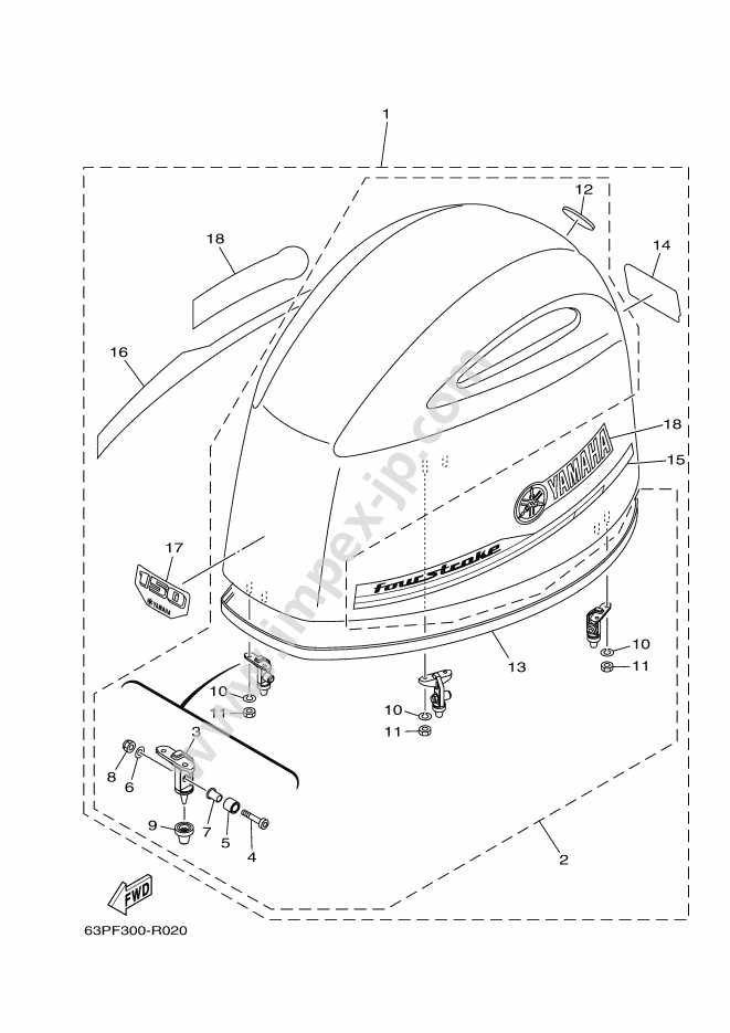 yamaha f150txr parts diagram