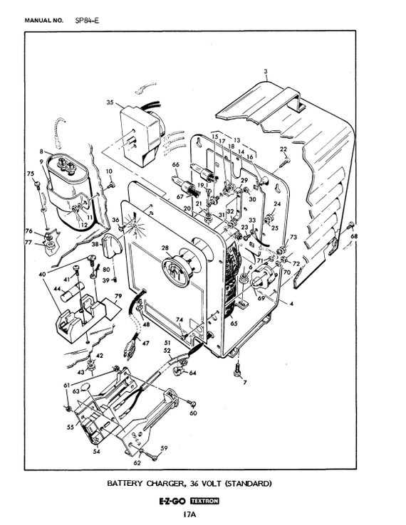 1993 ezgo marathon parts diagram