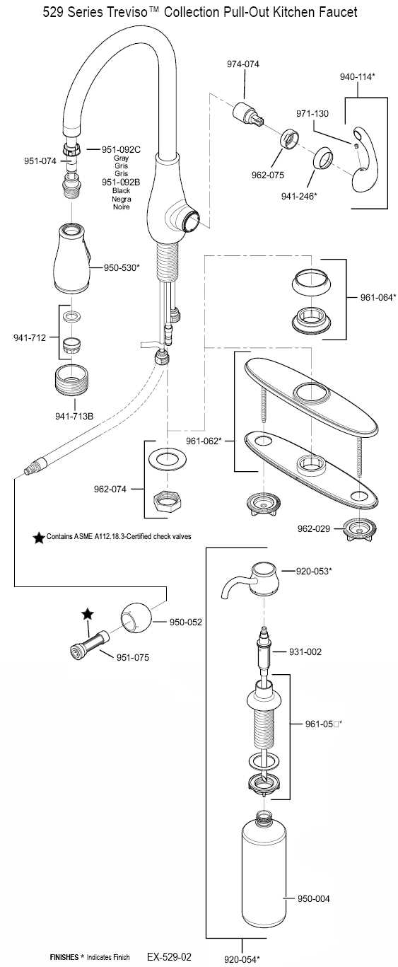 pfister shower faucet parts diagram