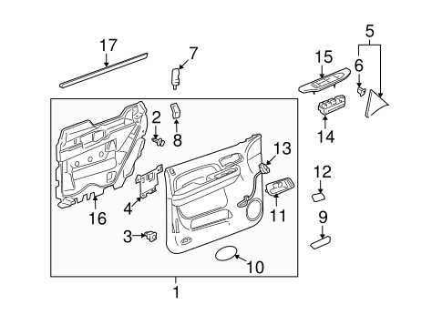 interior door parts diagram