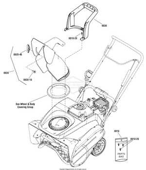 snow king snowblower parts diagram