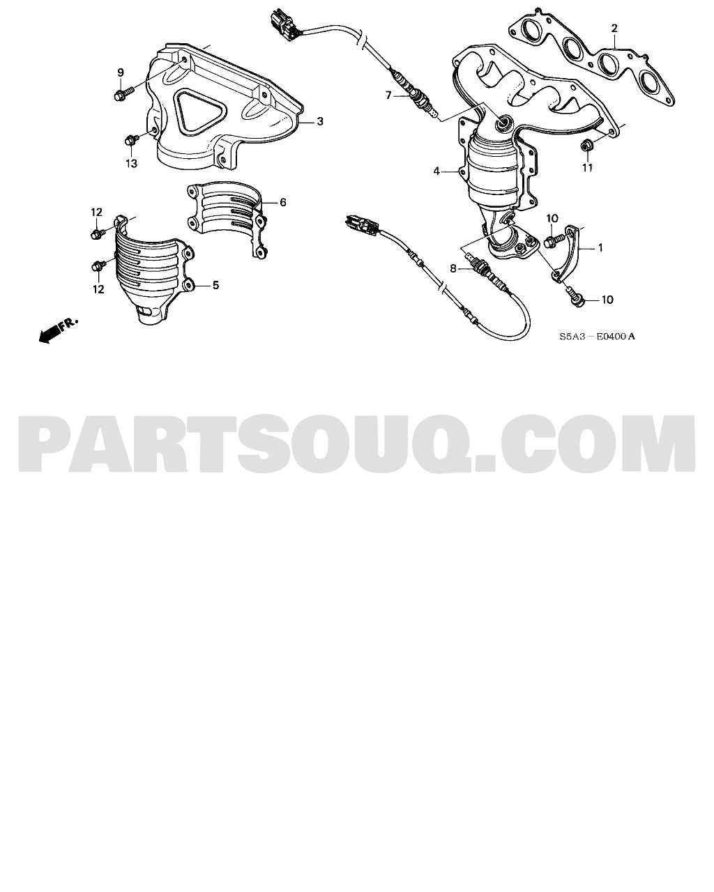 2001 honda civic parts diagram