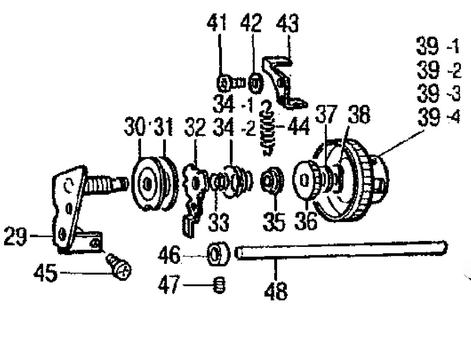 brother serger 1034d parts diagram