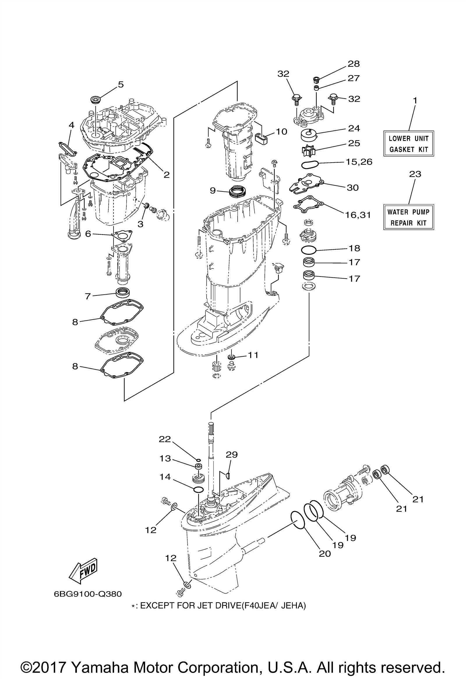 40 hp yamaha outboard parts diagram