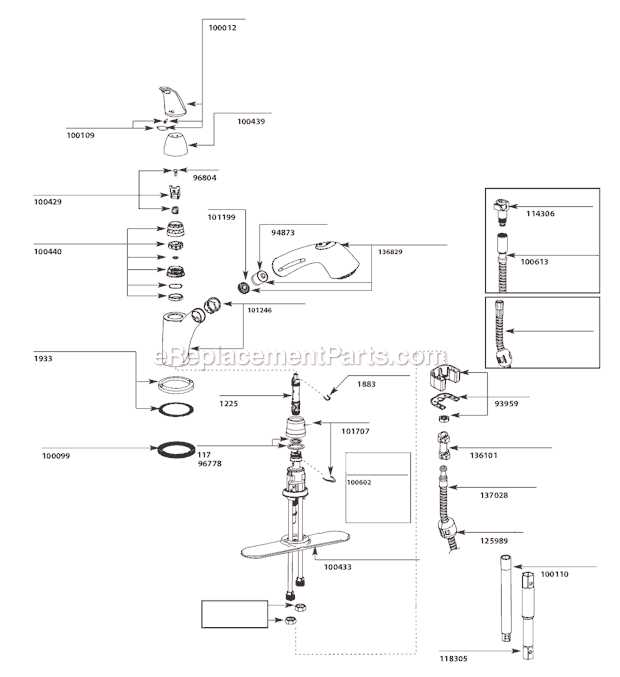 moen illustrated parts diagram