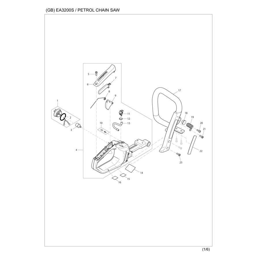 dolmar chainsaw parts diagram