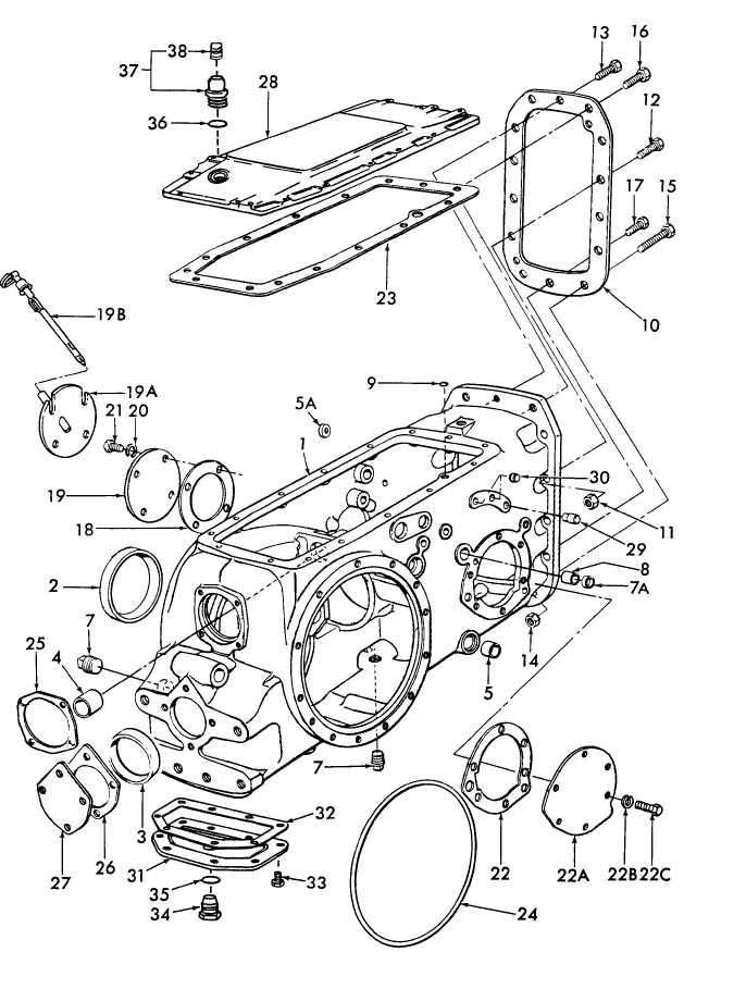 ford 5000 pto parts diagram