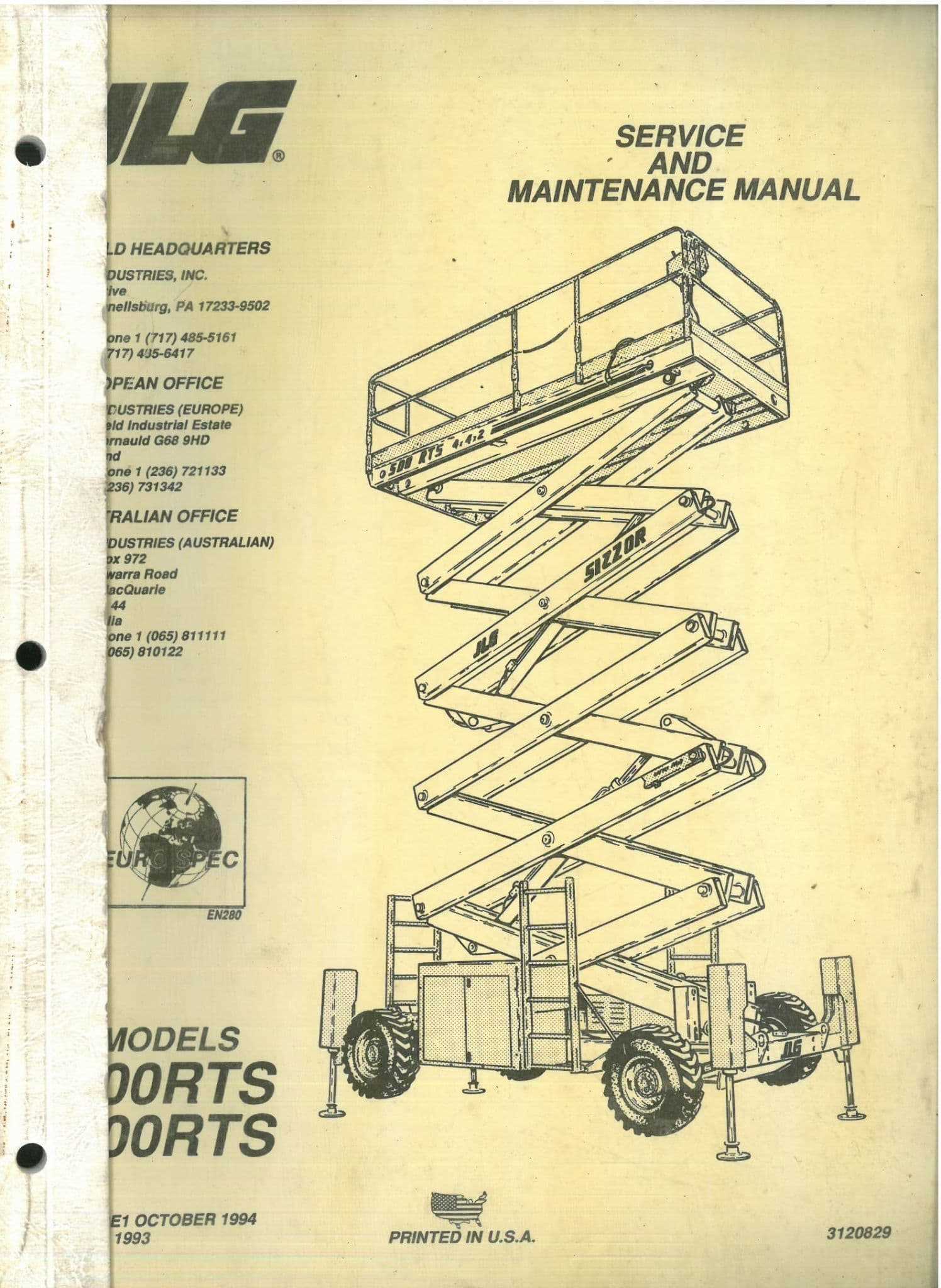 jlg parts diagram