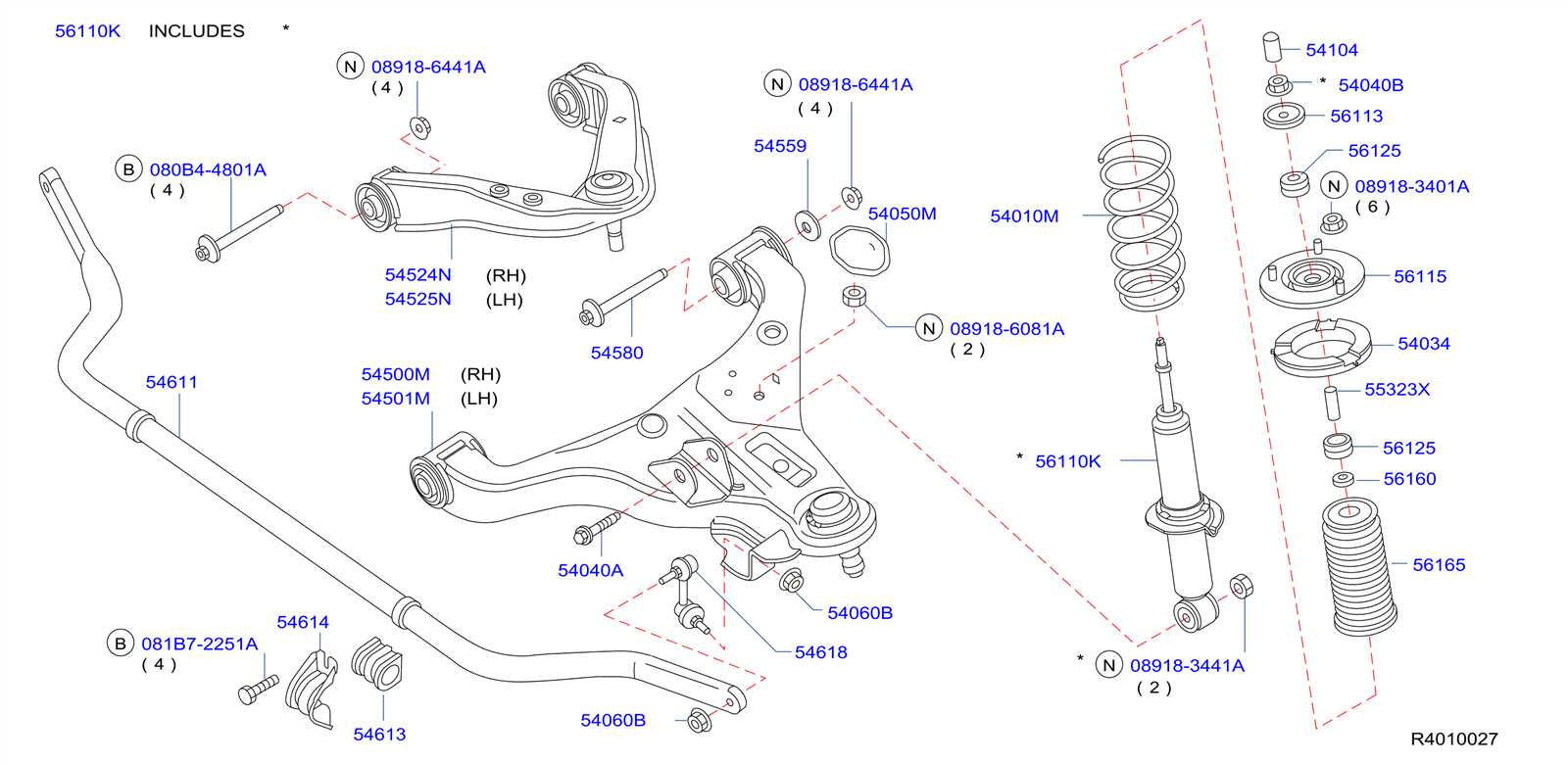 2008 nissan frontier parts diagram