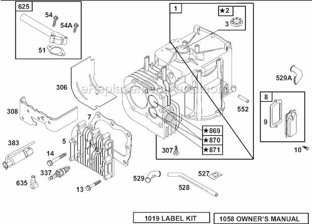 briggs and stratton 190cc parts diagram