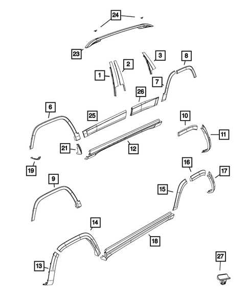 jeep xj parts diagram