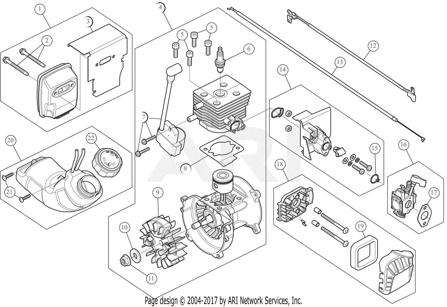 fs 38 parts diagram